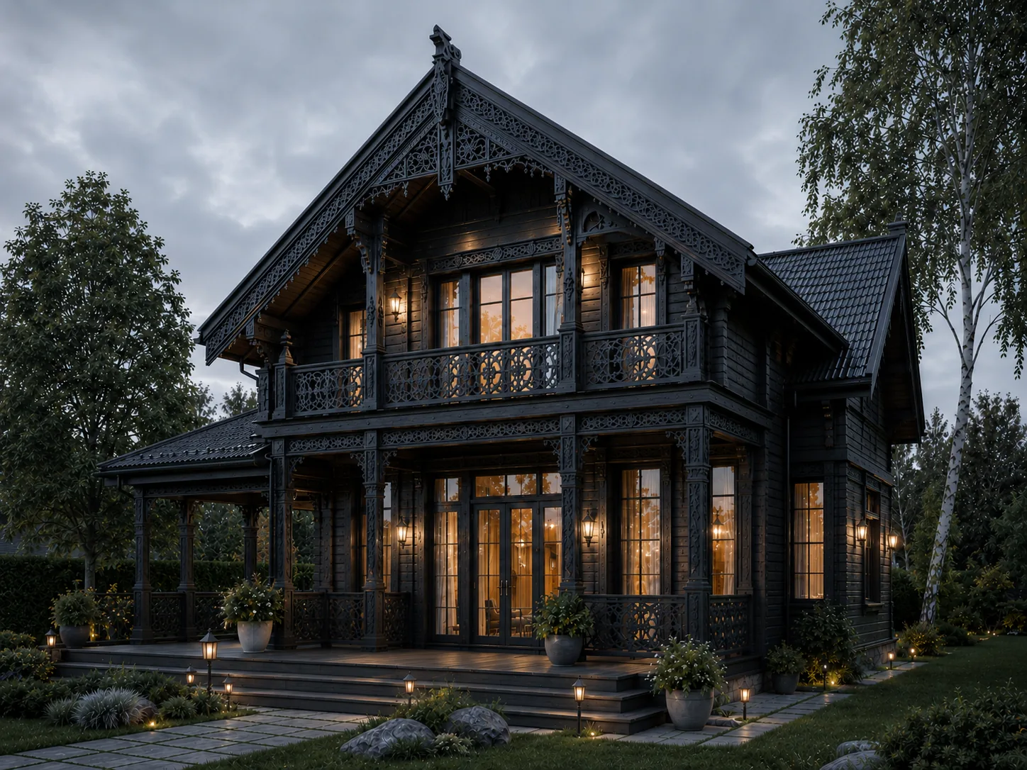 Дом Теремъ XXI в. Графит